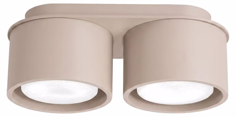 Lampada da soffitto MODO 2 color tortora Gx53 2xGx53 10W in alluminio 8x10x21 cm Sollux Lighting