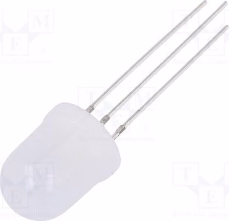 2 LED, 500÷750 mcd, rosso/giallo, bicolore, angolo di emissione 90°, 10 mm, catodo, modello OSRYMCA192A, diodi LED, tipo T