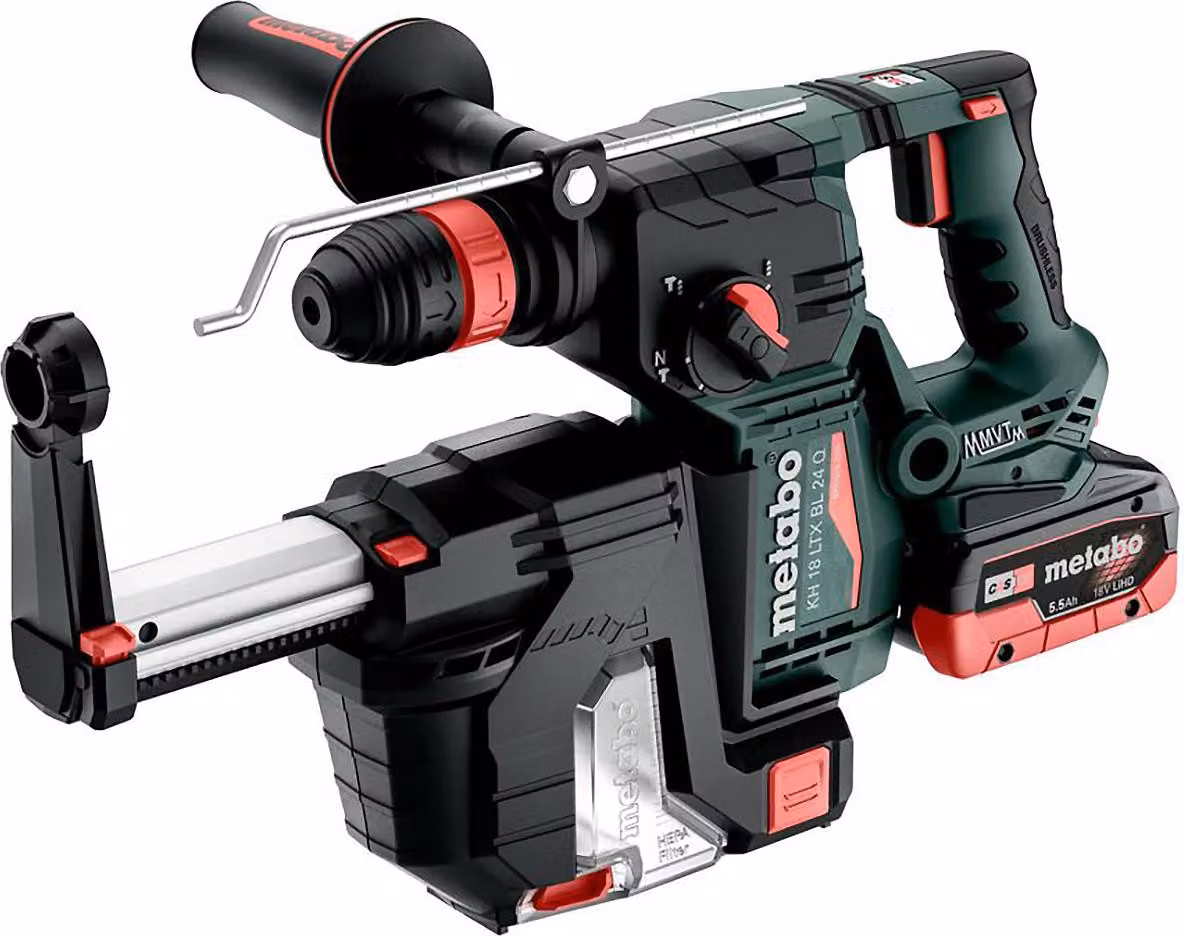 Metabo KH 18 LTX BL 24 Q Set ISA Akku-Hammer 18V (mit 2x Akku) 601714930