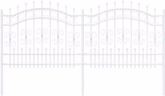 Recinzione per Giardino | Recinzione da cortile KAMPEN Bianco