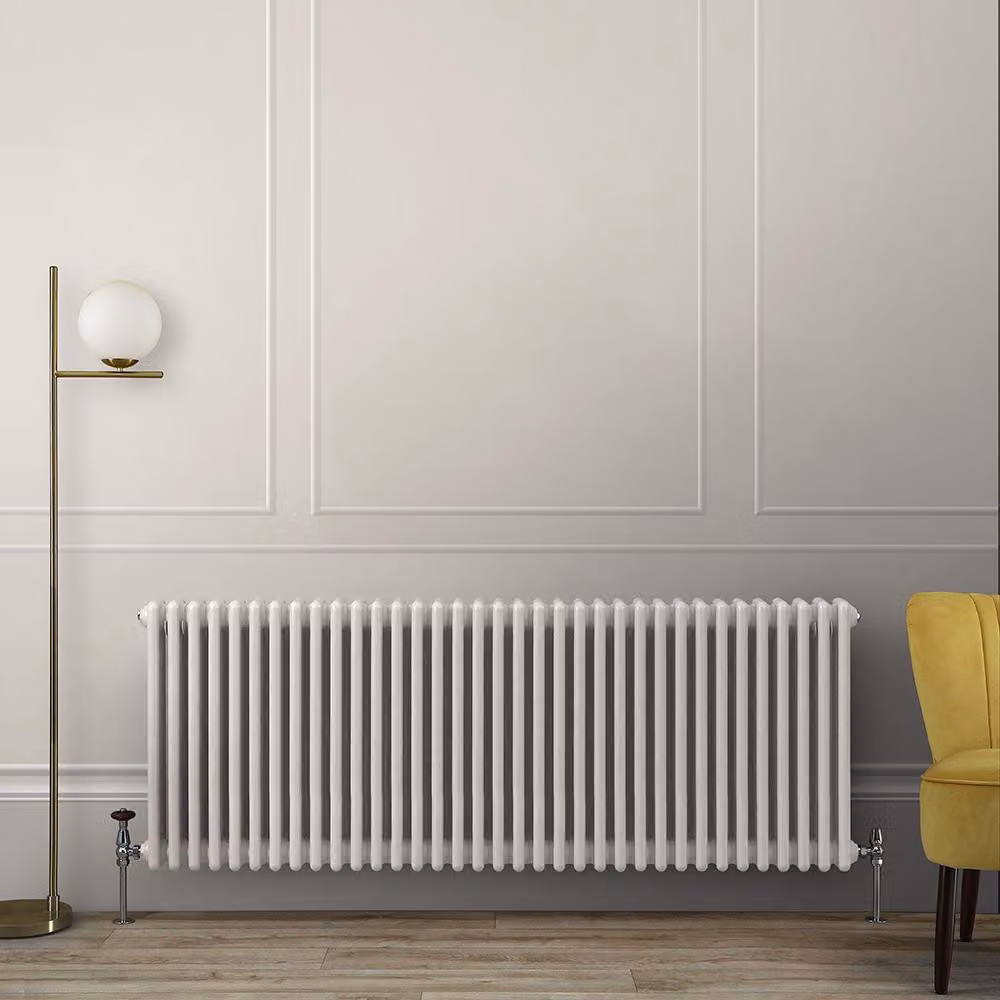 Radiatore Orizzontale a Colonne (3 Colonne) 600mm x 1595mm - Bianco (Pearl Bianco) - Regent