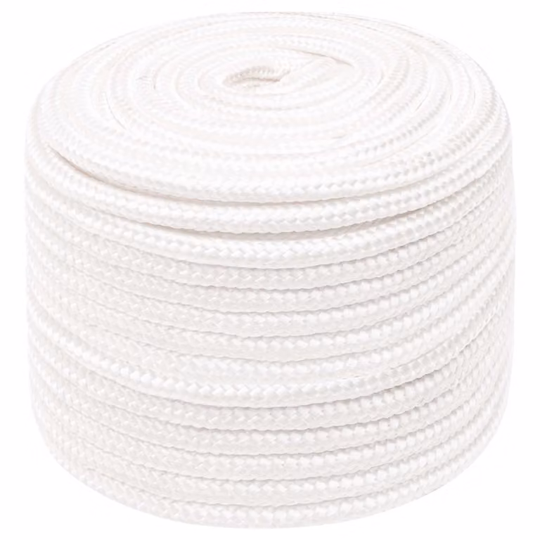 Corda multiuso vidaXL in plastica bianca, diametro 14 mm, lunghezza 50 m