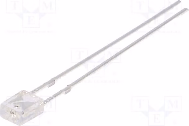 5 LED gialli, 330÷450 mcd, angolo di emissione 100°, montaggio a foro passante, dimensioni 2x3x4 mm. Codice prodotto: OSY5RU7BA1B. Diodi LED per montaggio a foro passante