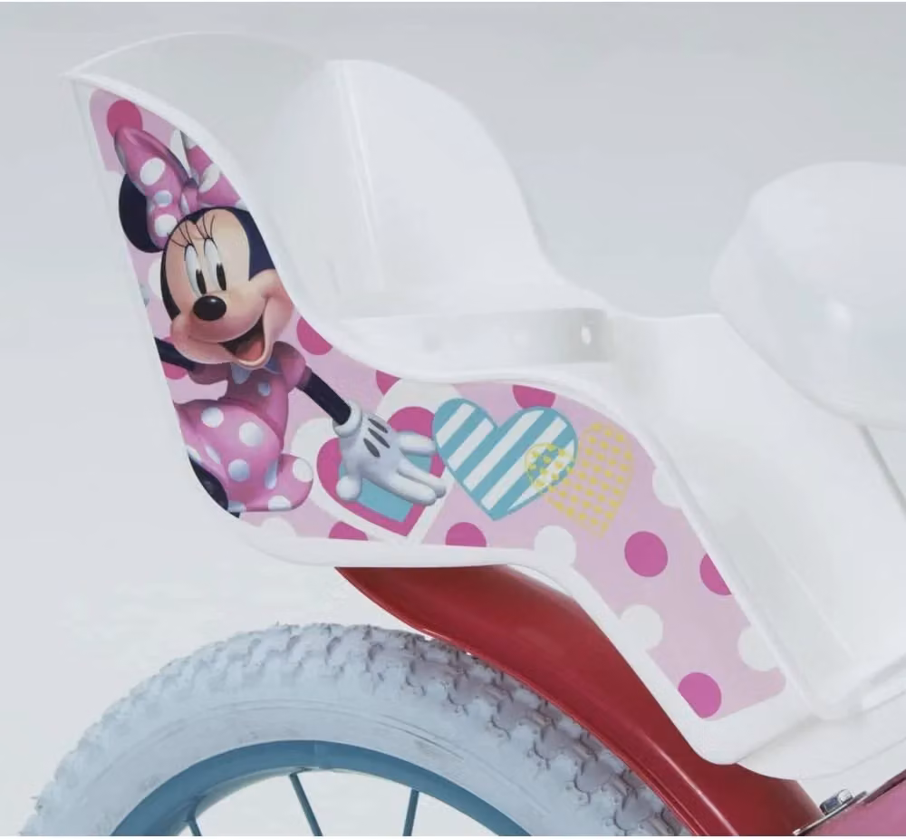 Bicicletta Minnie Rosa per Bambini dai 3 ai 6 Anni