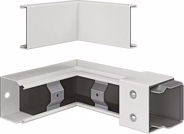 Angolo interno Hager FWK-Plus 60x60 mm verniciato a polvere bianca FWKP6006049016 (FWKP6006049016)
