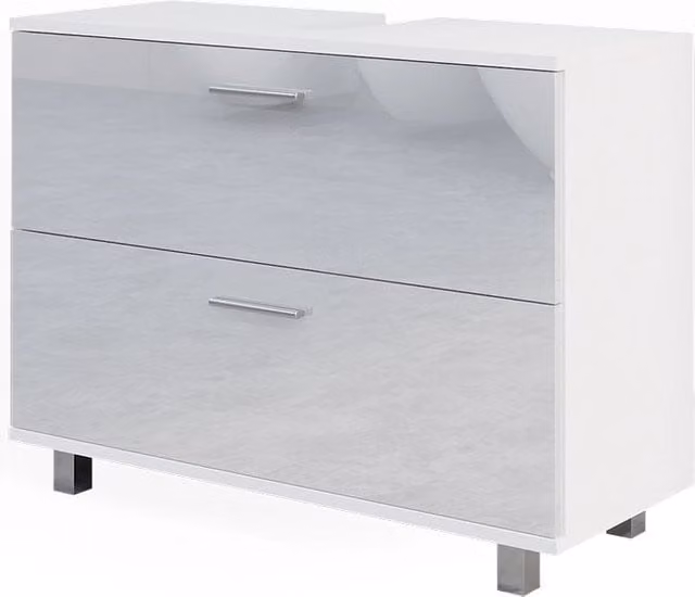 Mobile sottolavabo per bagno Ilias Vicco Bianco lucido L: 80 cm, P: 60.8 cm