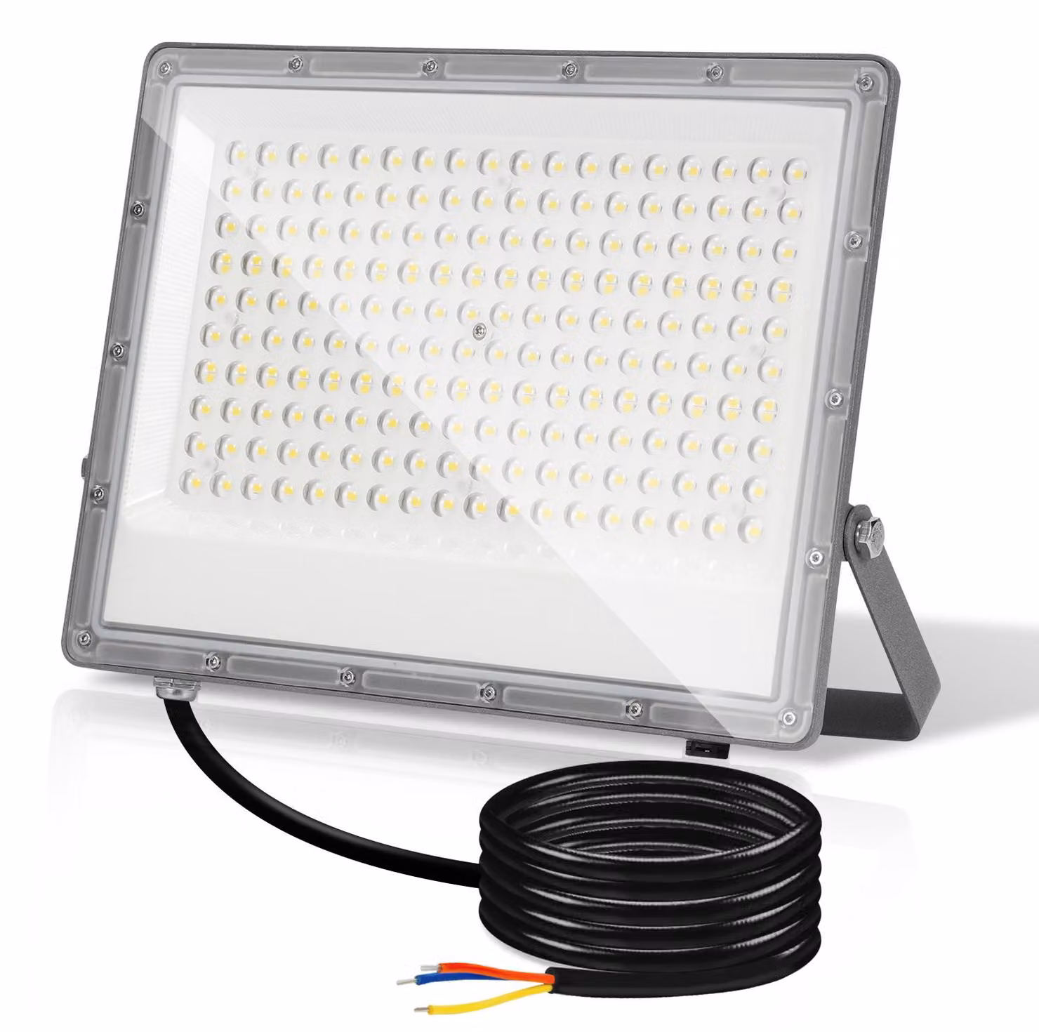 Ikodm, faretto LED da esterno, 150W, grado di protezione IP65, realizzato in alluminio, ideale per uso esterno e industriale, luce bianca fredda (6000K), confezione da 1