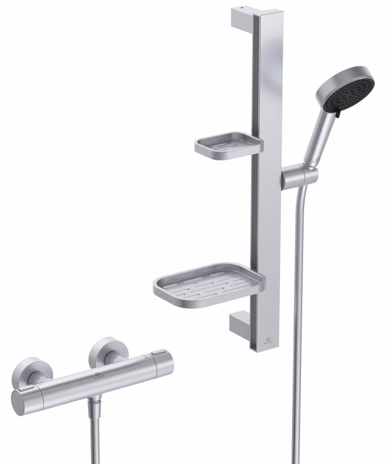 IDEAL STANDARD BE227SI Set doccia con termostato CerathermAlu+