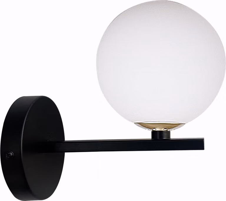 Candellux Lampada da parete nera Kama per lampadina G9 21-01221