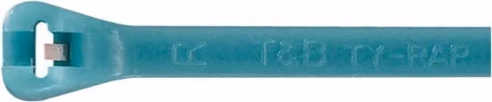 Cavo Ty-Rap Thomas & Betts con isolamento Tefzel e fibra di vetro, colore blu