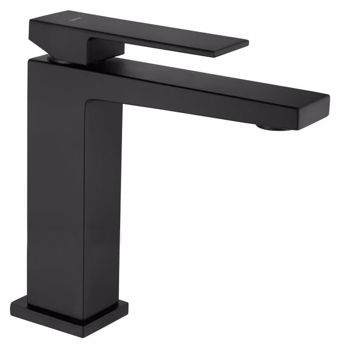 Miscelatore per lavabo Sapho SPECTRE, altezza 180 mm, nero opaco