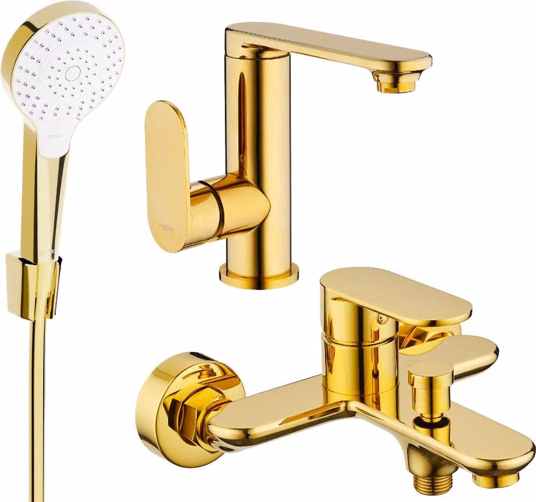Mexen Milo R05 set vasca, dorato - 713053R05-50