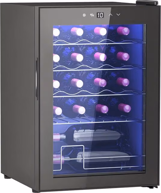 Cantinetta per vino 20 bottiglie ¨C zephmum ¨C 53L nero