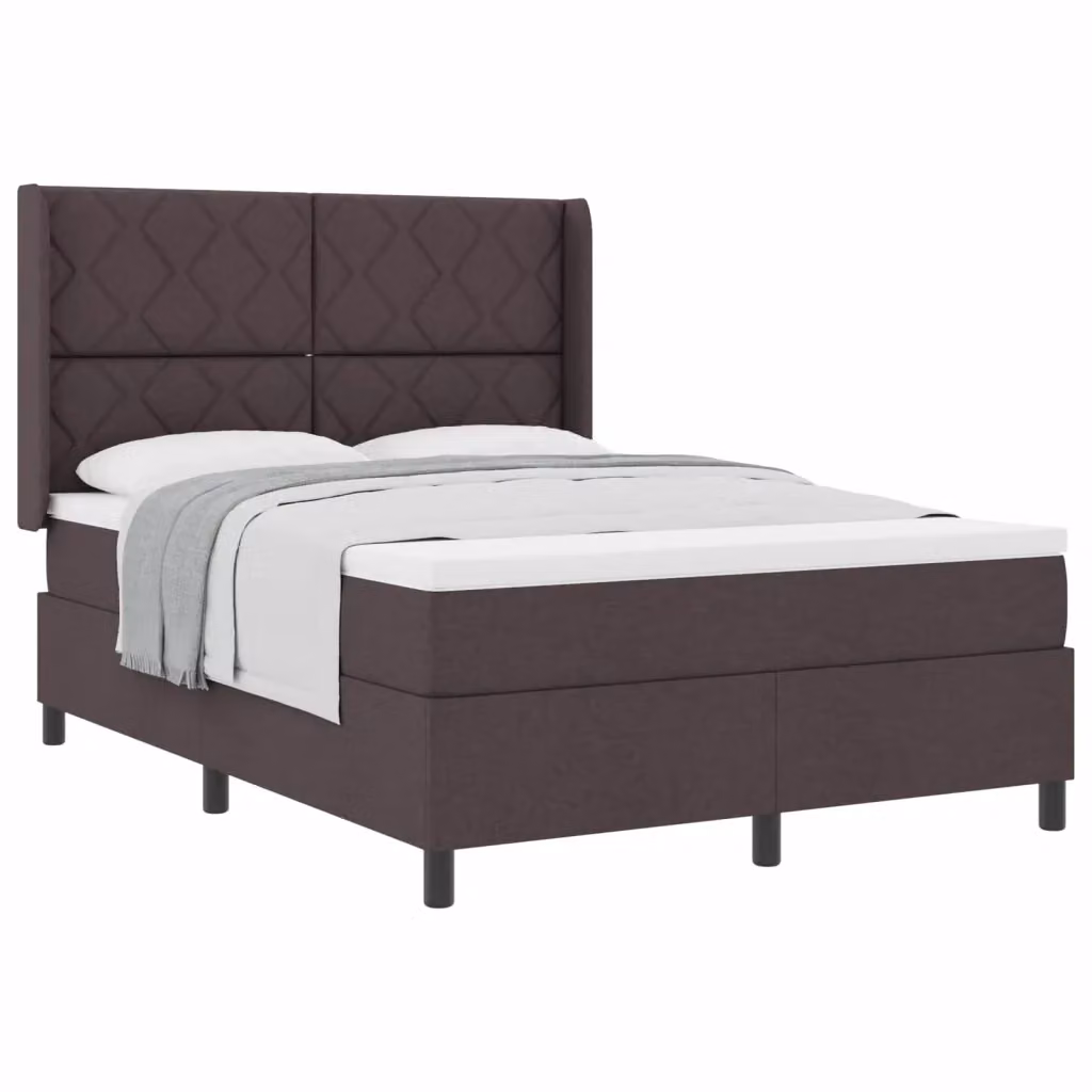 Letto ibrido con molle e schiuma vidaXL marrone L: 160 cm, P: 200 cm – 2