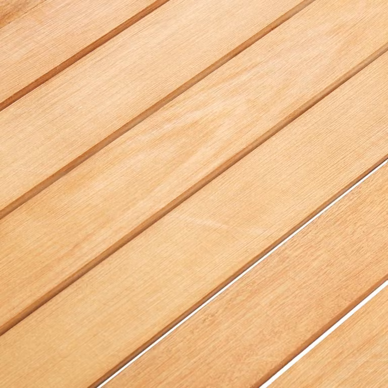 set da pranzo da giardino 7 pezzi in poly rattan legno di acacia nero
