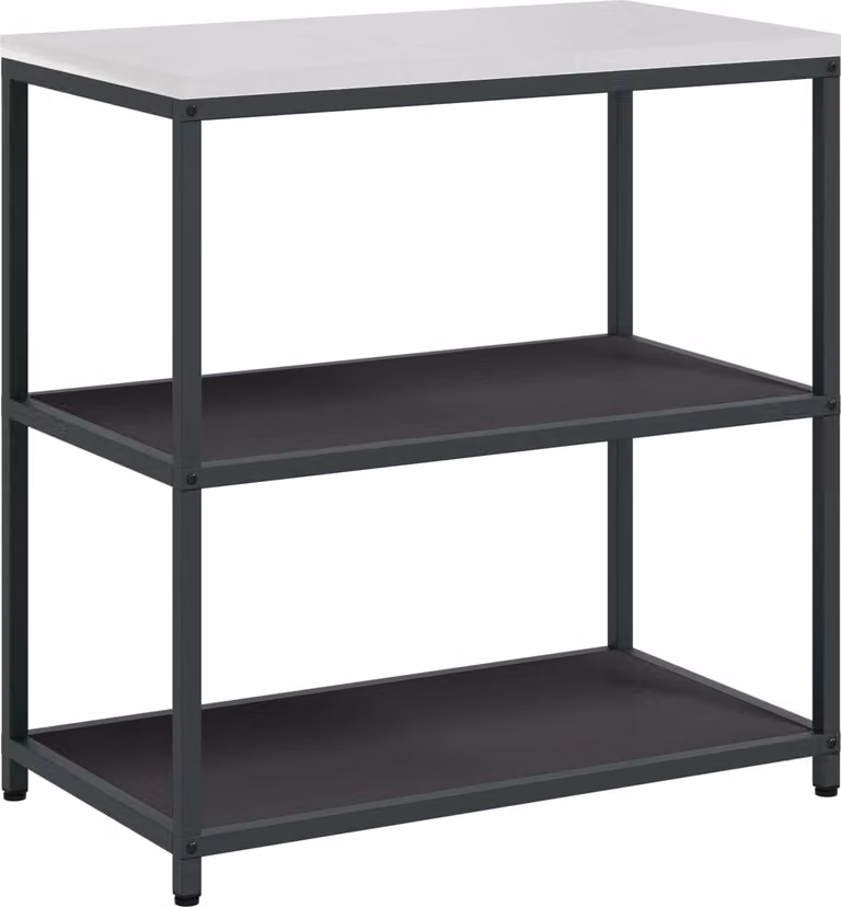 Stoccaggio in cucina HATTEM Nero 90 x 50 x 92 cm Acciaio