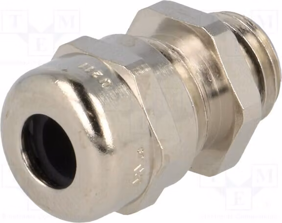 1 x Raccordo per cavo, grado di protezione IP68, materiale: ottone, codice prodotto: 53112000, filettatura: M12, lunghezza cavo: 1,5 metri