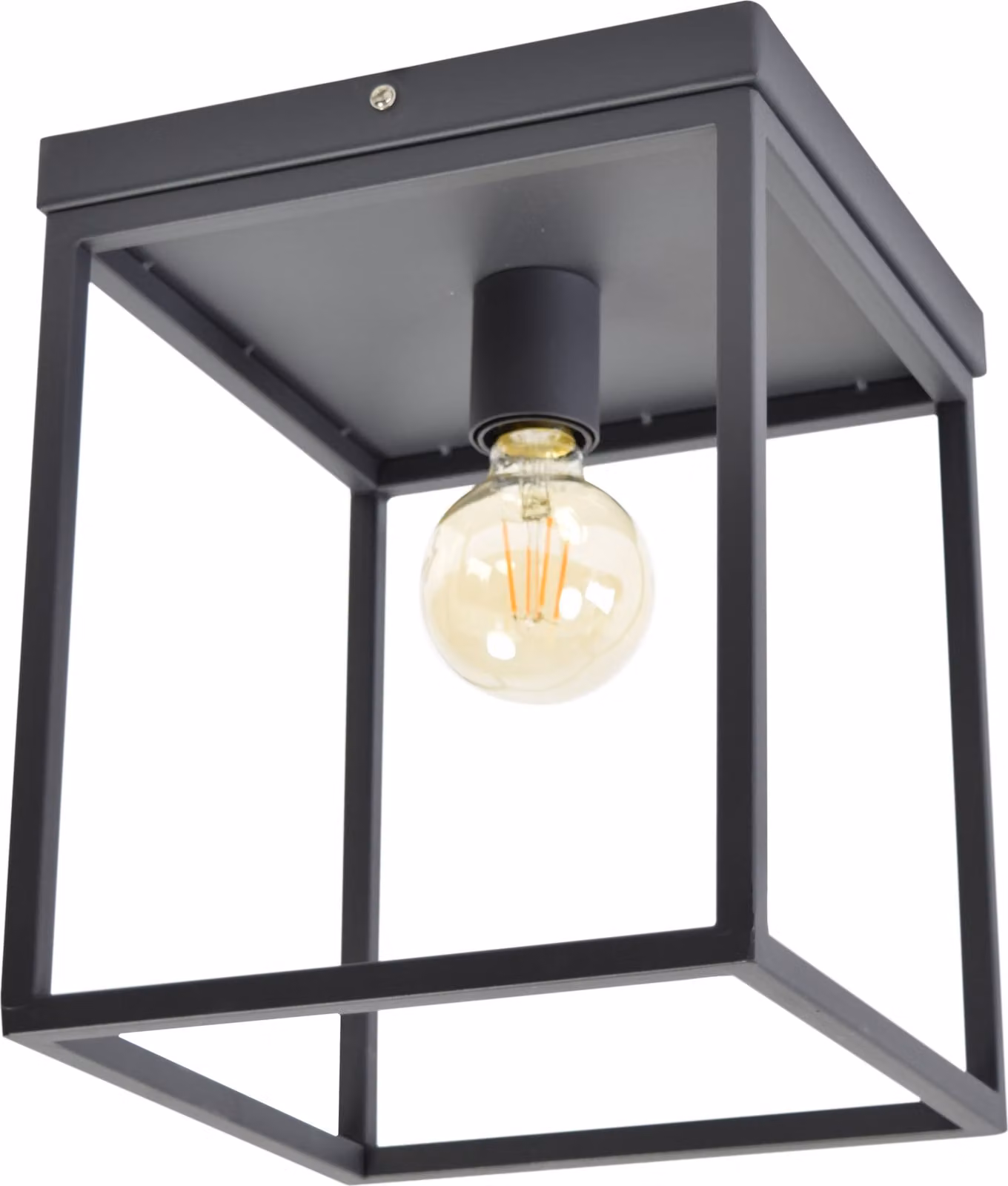 Lampada da soffitto Frame nera 25x25x31
