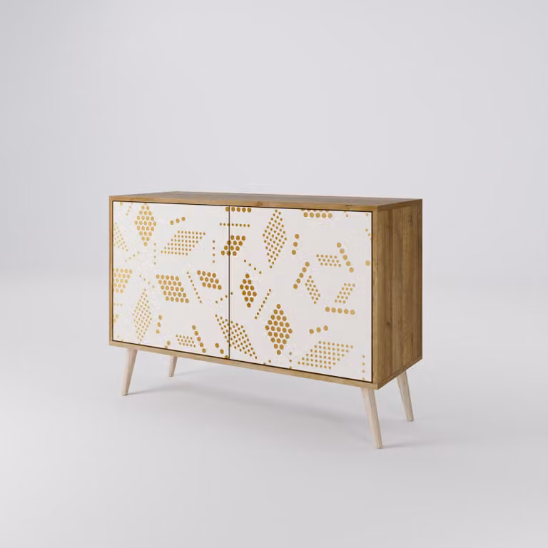 Cassettiera Spacerebels a 2 ante - credenza cassettiera - credenza alta - mobile guardaroba - soggiorno camera da letto - 57,5×111×42 (HxLxP)