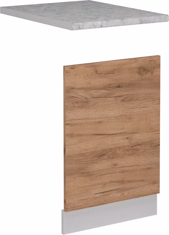 Pannello frontale Vicco R-Line Rovere dorato 45 cm PL Marmo, Model 53003