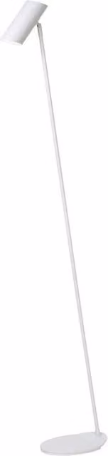 Lampada da terra Lucide Hester bianca in metallo con lampadina GU10 da 7W, Altezza: 137 cm