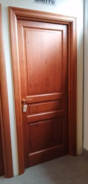 Porta in legno impiallacciato Dierre Baldi 9 Cilin Wodd Mass marrone L: 80 cm, H: 210 cm