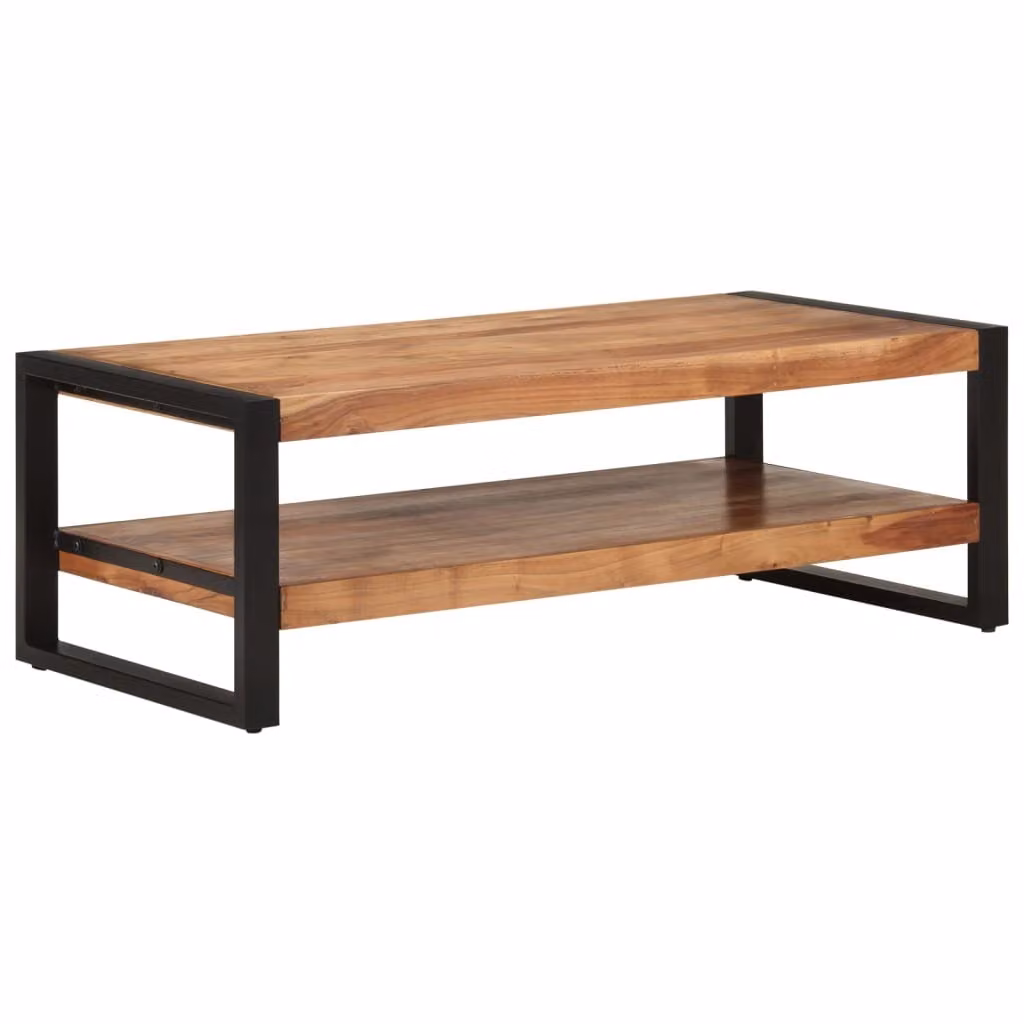 Maison Exclusive - Tavolino da caffè 120x55x40 cm, in legno massello di acacia