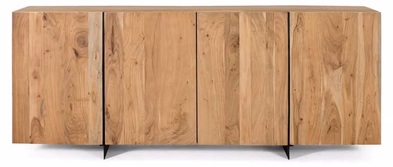 Credenza Larvik in legno di acacia, 80 cm x 200 cm x 40 cm Giner y Colomer