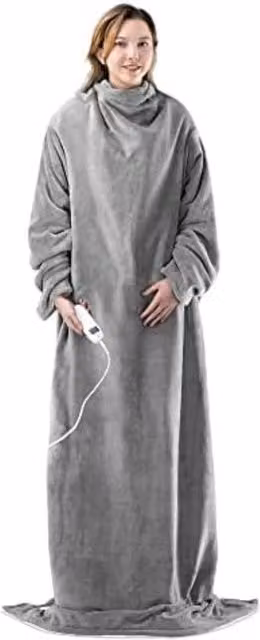 Draadloso Duvet di Riscaldamento - Duvet di Riscaldamento - Duvet di Riscaldamento Draadloso - Grigio/Crema - Senza Tasca