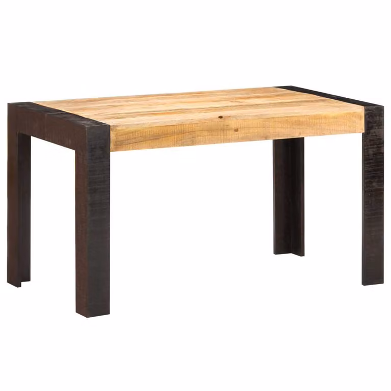 Maison Exclusive - Tavolo da pranzo 140x70x76 cm in legno massello di mango grezzo