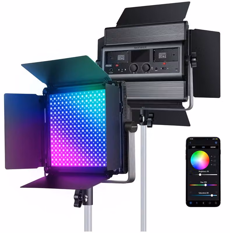 Neewer area light RGB1200 LED video light