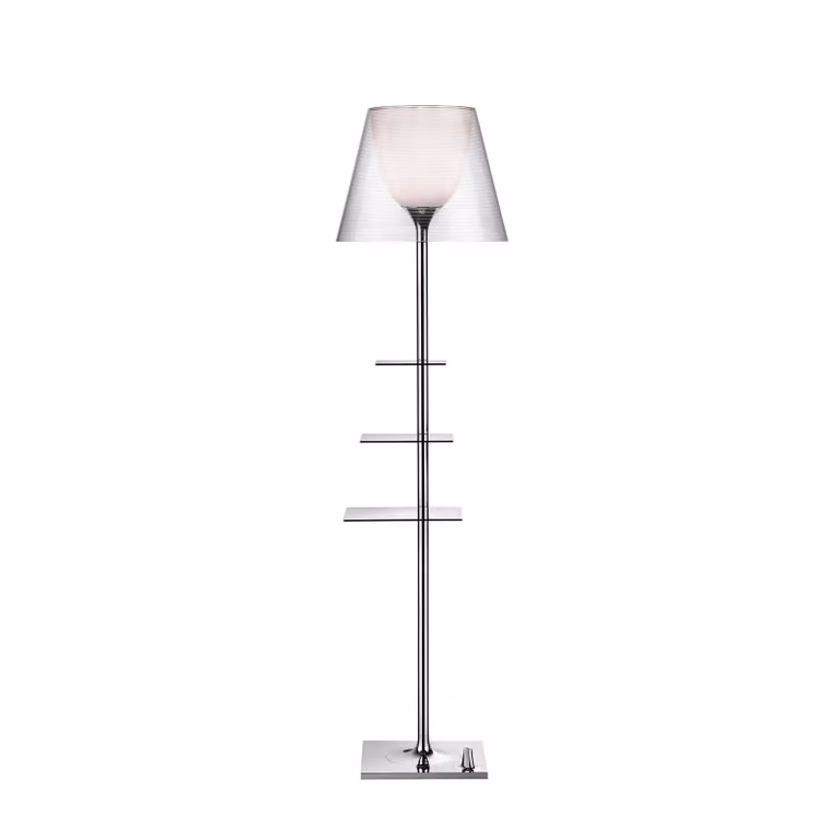 Flos - Bibliotheque Nationale - Lampada da terra - Trasparente