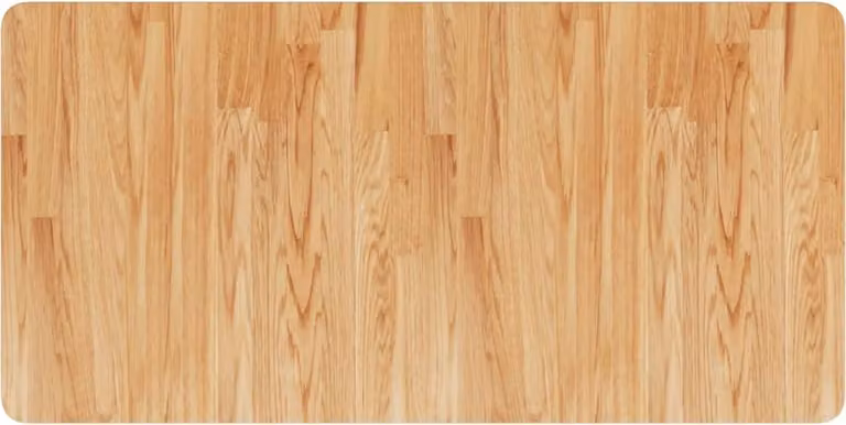 vidaXL Piano lavabo marrone chiaro 100x50x1,5 cm in legno massello trattato