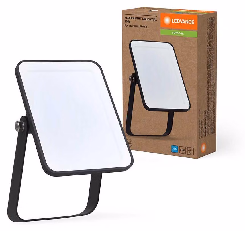 Faretto LED 10W/6500K BK LEDVANCE FL ESSENTIAL