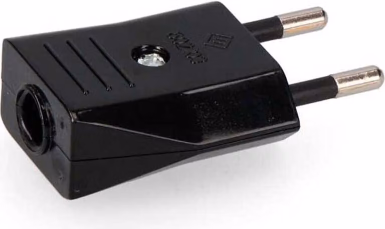 Presa da 10 A, 250 V, estraibile, nera, EDM