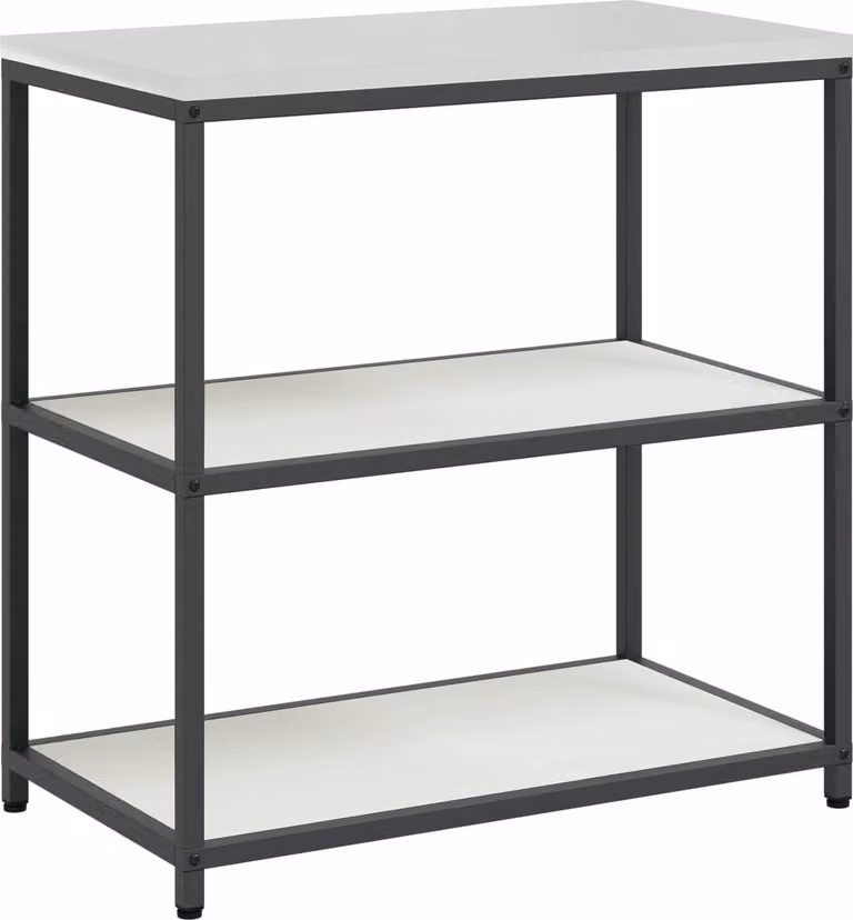 Stoccaggio in cucina HATTEM Bianco 90 x 50 x 92 cm Acciaio