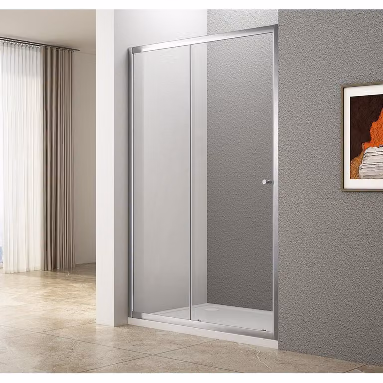 UGGA porta scorrevole per doccia 1400 mm, vetro trasparente