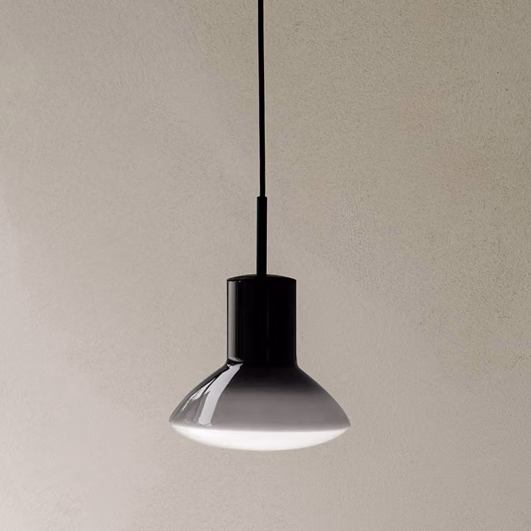 GRUPA Lampada a sospensione Onda, dimmerabile, Alluminio / Grigio / Zincato, Soggiorno / Sala da pranzo, Alluminio, Design, Lampada a sospensione