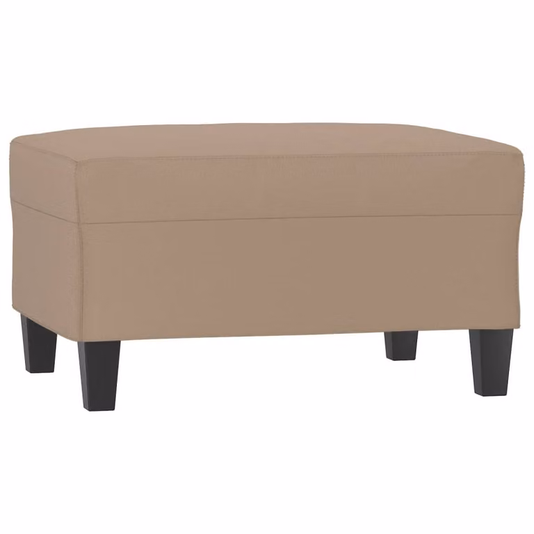 Poggiapiedi Cappuccino 70x55x41 cm in Pelle finta