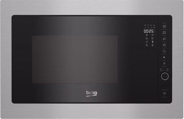 Beko BMGB25332BG Forno a microonde da incasso con Grill, 25 L, 900 W, colore Nero, L/P/H: 59.5 x 38.8 x 40 cm