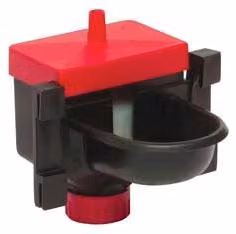 Abbeveratoio Automatico Universale Per Avicoli - misure vaschetta cm.6x6x3