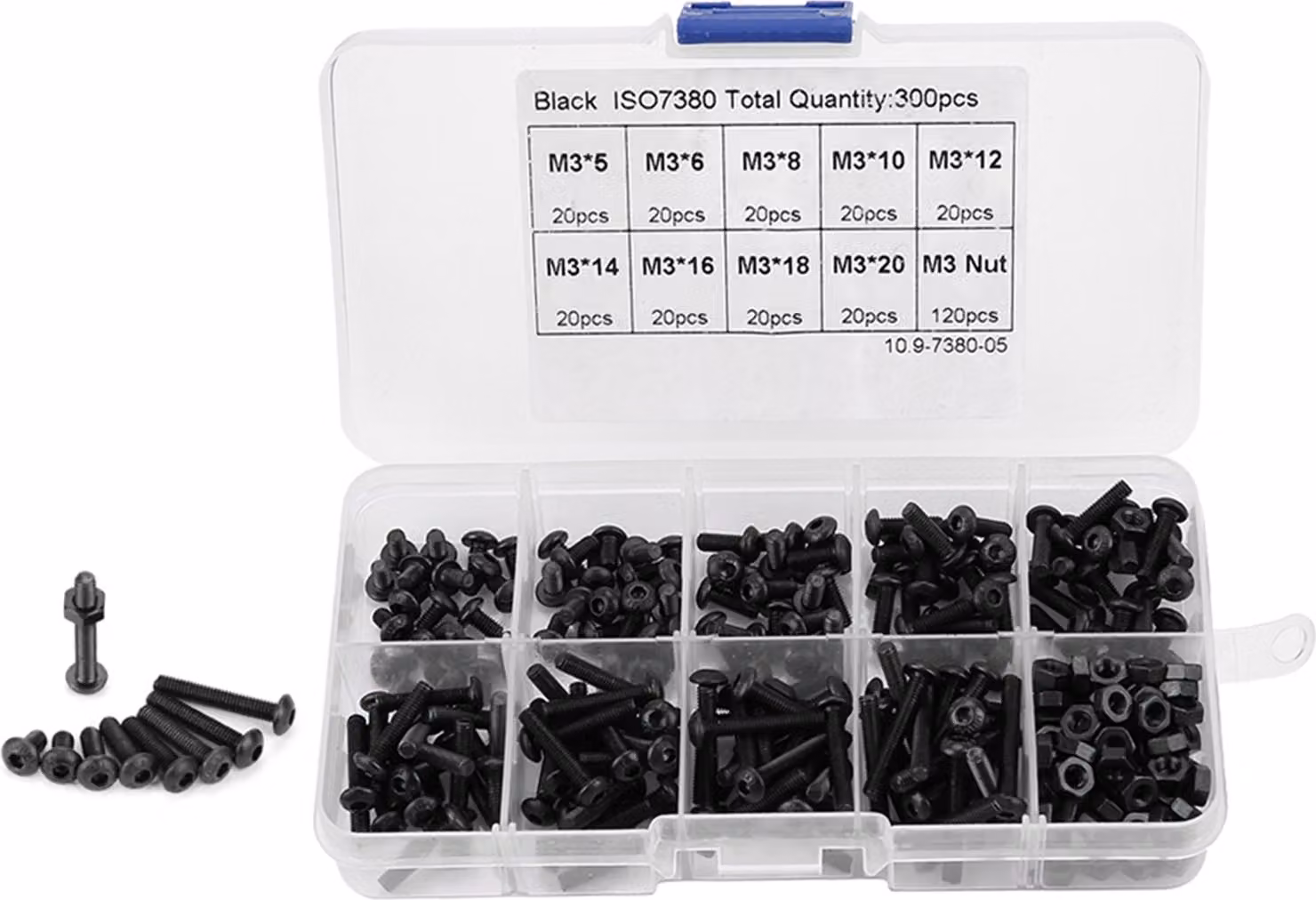 Viti a Esagono, bulloni, assortimento di bulloni e dadi, elementi di fissaggio, accessori per strumenti di riparazione