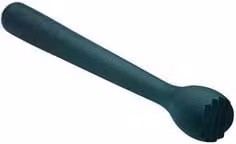 Pestello per cocktail professionale Effepi in plastica nera, Lunghezza: 21,5 cm