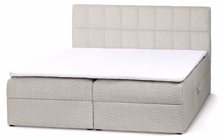 Letto con rete a molle Bazy, modello Sanddüne, dimensioni 140 x 200 cm