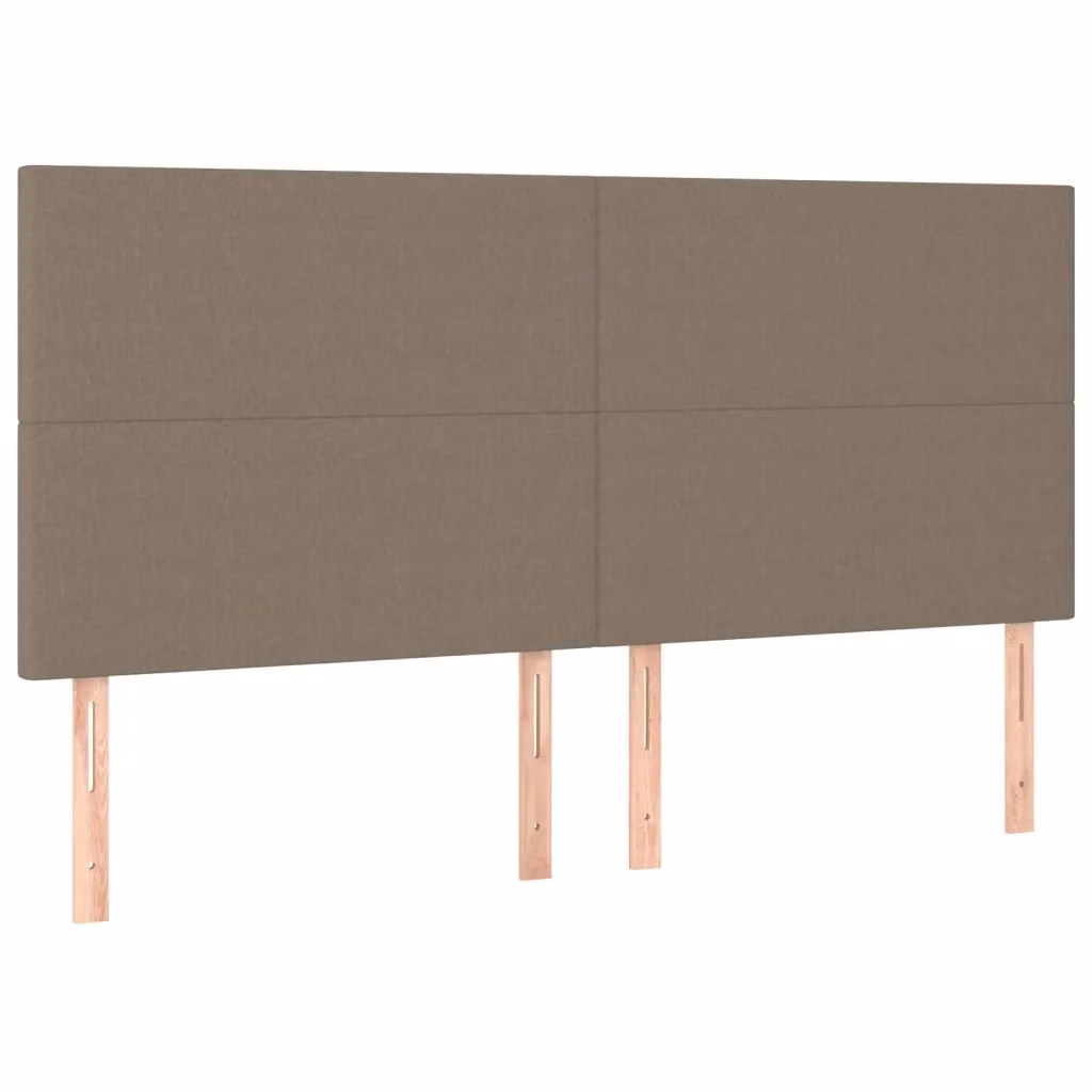 Testiera per letto decorativa Design Mania in tessuto beige L: 200 cm, P: 5 cm, H: 118-128 cm – 2