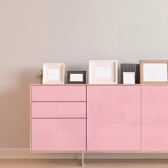 Pellicola adesiva rosa glitter 60 cm x 5 m - Pellicola lucida per mobili - Pellicola autoadesiva - Vinile impermeabile - Pellicola decorativa per il fai-da-te