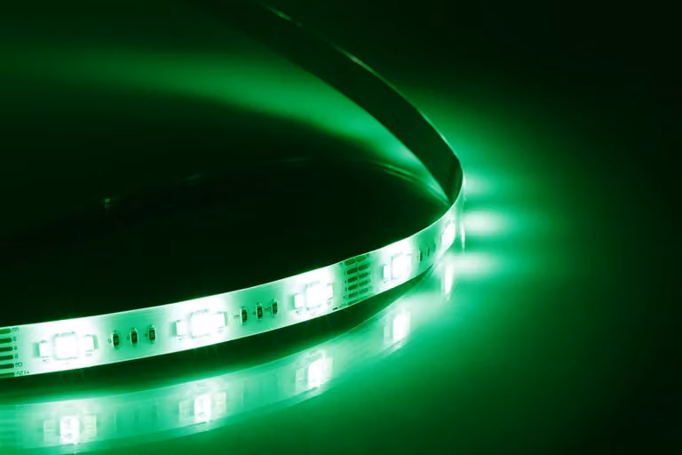 Estensione striscia LED Deltaco Smart Home, 1 m, RGB, 2700K-6500K - Bianco
