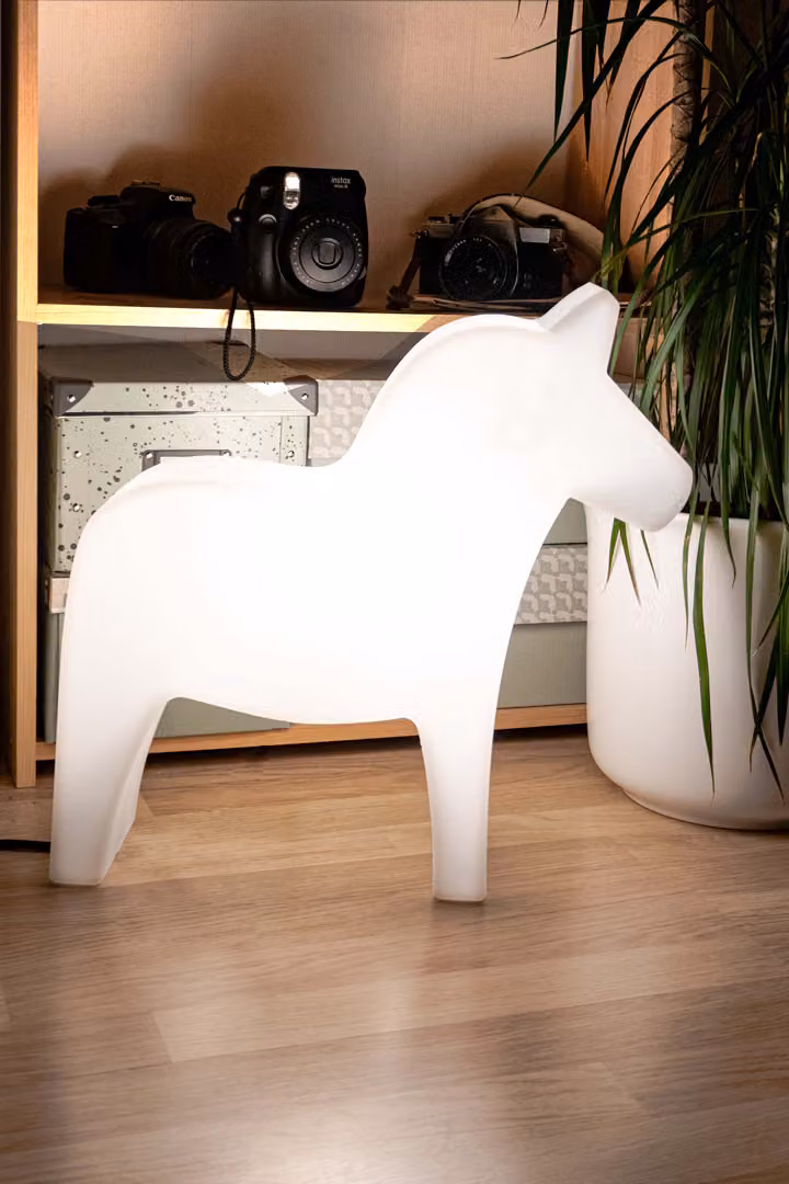 Luce decorativa "Shining Horse" 43 incl. LED bianco caldo E27