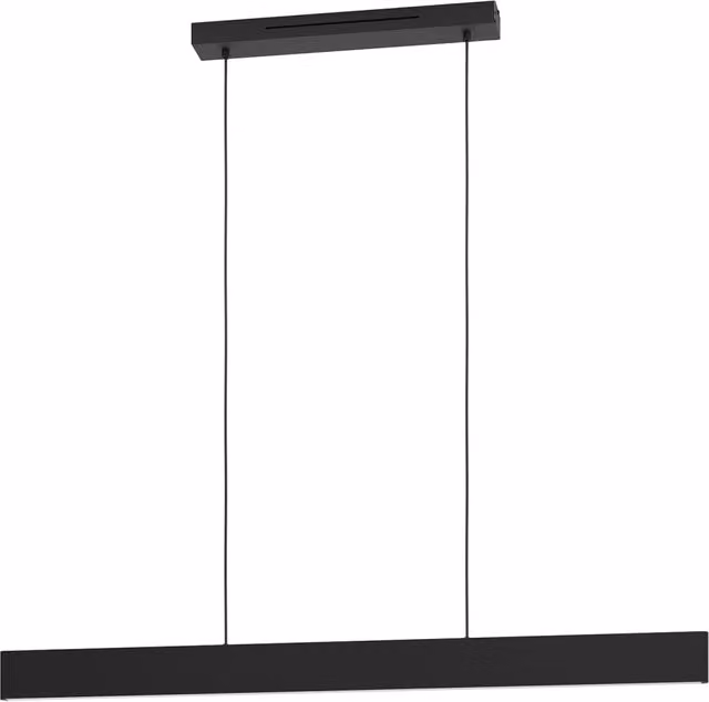 Lampadario a sospensione moderno Eglo Andreas-Z nero con 2 luci LED da 4600 lumen