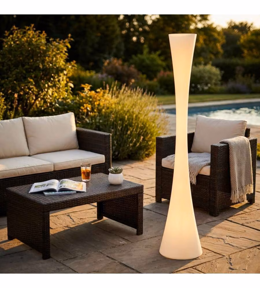 Serpens Lampada Luminosa Moderna Bianco Ø 35 cm Ricaricabile USB